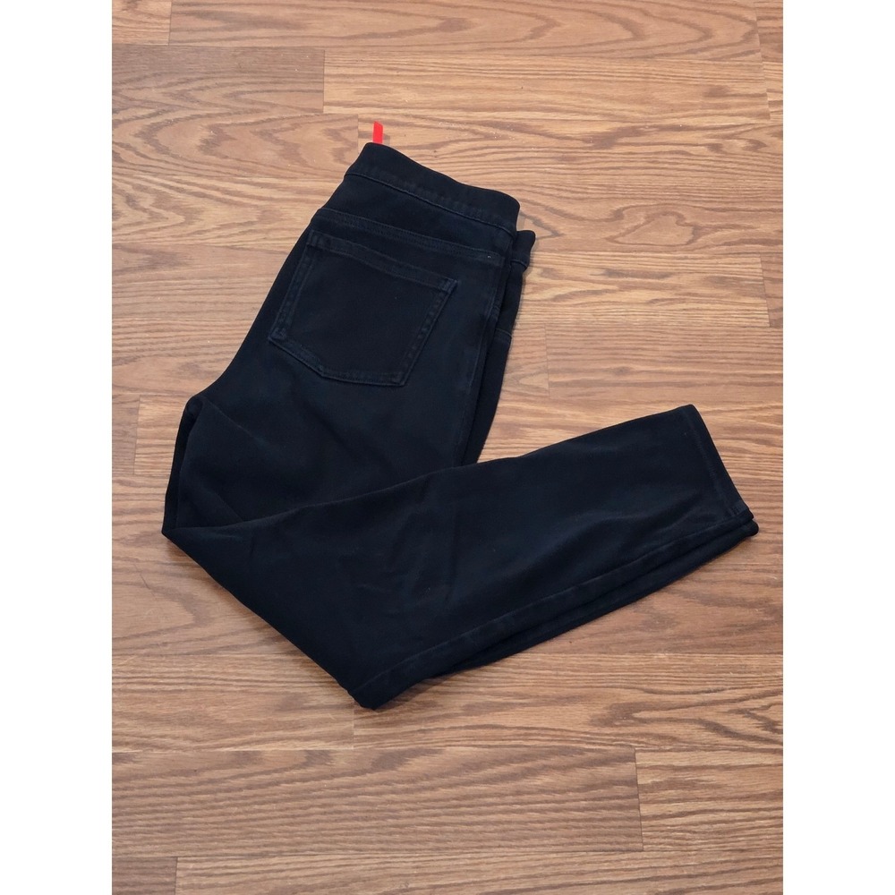 Spanx Ankle Jean-ish Leggings Black Pull‎ On Denim Jeans Medium 20119R